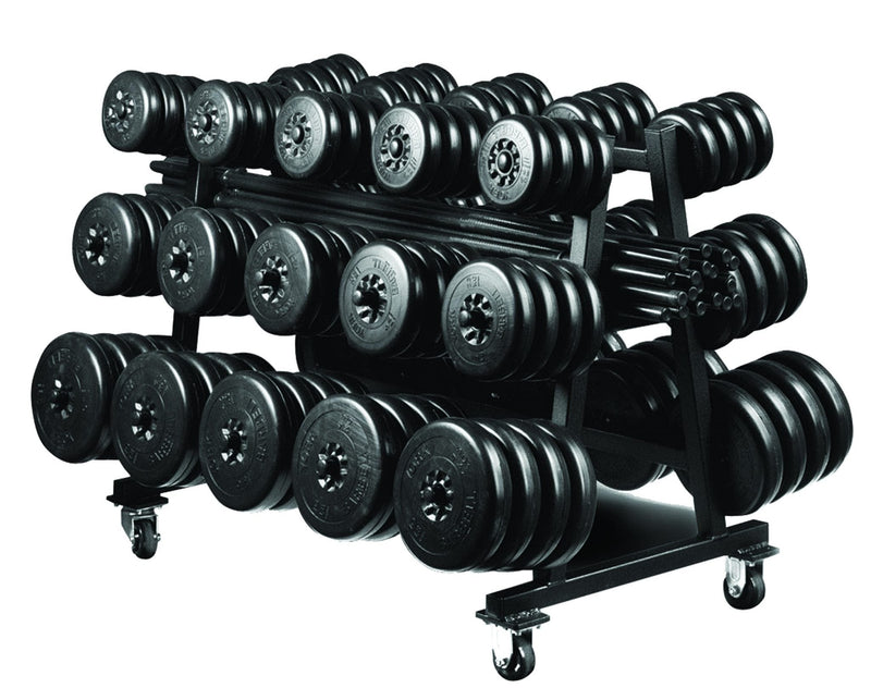 York Barbell Aerobic Weight Set Club Pack (INCLUDES RACK - 69034) 10170