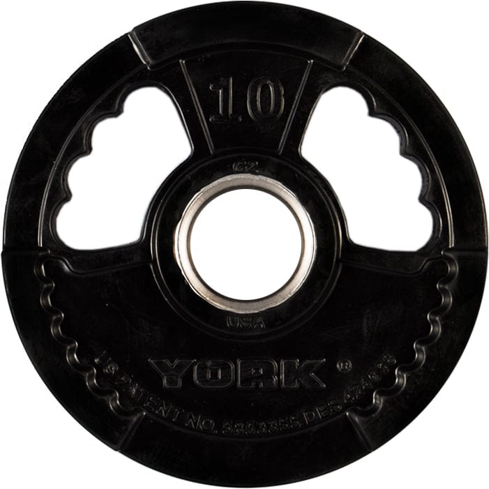 10 lb.    G2 Dual Grip Thin Line Rubber Encased Olympic Plate - **PAIRS ONLY**