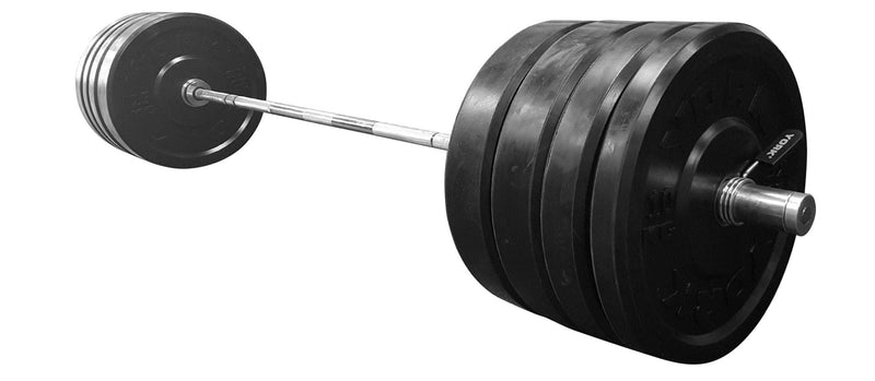 York Barbell 160 kg Training Set (2 x 25, 20, 15, 10 kg). 32110, pr. Spring Collars - Black 28054