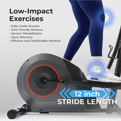 Sunny Health & Fitness Corezy 16-Level Smart Magnetic Resistance Elliptical - SF-E324005