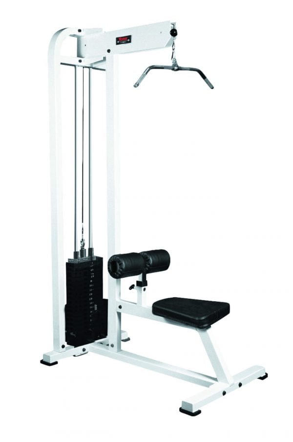 York Barbell STS Lat Pulldown Machine 250lbs White 54020