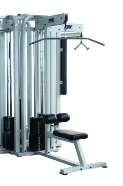 York Barbell ST Lat Pulldown - Silver 250 lb Weight Stack 55020