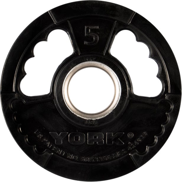 5 lb.      G2 Dual Grip Thin Line Rubber Encased Olympic Plate - **PAIRS ONLY**