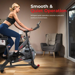 Sunny Health & Fitness Smart Pro Indoor Cycling Exercise Bike - SF-B901SMART