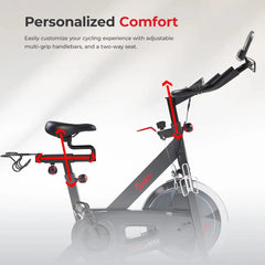 Sunny Health & Fitness Smart Pro Indoor Cycling Exercise Bike - SF-B901SMART