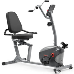 Sunny Health & Fitness Smart Magnetic Recumbent Bike with Hand Cycle - SF-RB423034