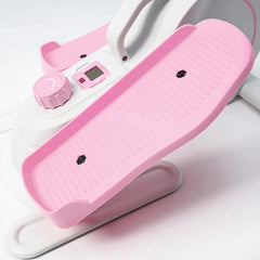 Sunny Health & Fitness Pink Under Desk Elliptical Machine - P2030