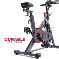 Sunny Health & Fitness Premium Indoor Cycling Smart Stationary Bike with Exclusive Sunny Fit® App Enhanced Bluetooth Connectivity - SF-B1805SMART