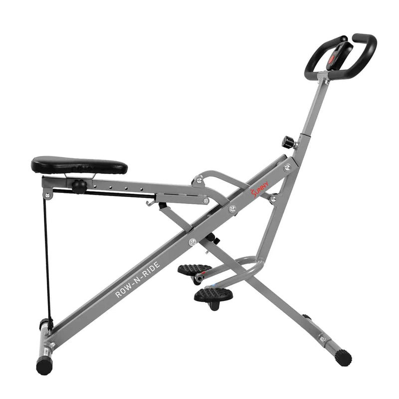 Sunny Health & Fitness Upright Row-N-Ride® Exerciser in Silver - No. 077S