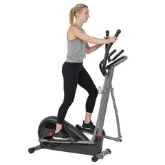 Sunny Health & Fitness Essentials Series Magnetic Smart Elliptical with Exclusive SunnyFit® App Enhanced Bluetooth Connectivity - SF-E322002