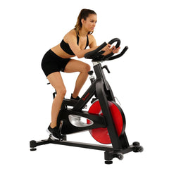 Sunny Health & Fitness Evolution Pro Magnetic Belt Drive Indoor Cycling Bike - SF-B1714