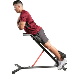 Sunny Health & Fitness Hyperextension Roman Chair with Dip Station - SF-BH620062