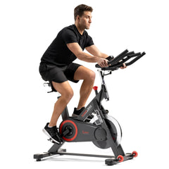 Sunny Health & Fitness Premium Indoor Cycling Smart Stationary Bike with Exclusive Sunny Fit® App Enhanced Bluetooth Connectivity - SF-B1805SMART