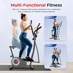 Sunny Health & Fitness Essential Interactive Series Seated Elliptical - SF-E322004