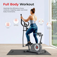 Sunny Health & Fitness Essential Interactive Series Seated Elliptical - SF-E322004