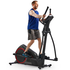 Sunny Health & Fitness Smart 15-Level Magnetic Resistance Elliptical with Long Stride - SF-E323055