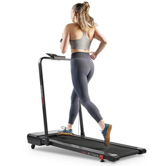 Sunny Health & Fitness Pacer Smart Compact Auto Incline Treadpad Treadmill - SF-T722076