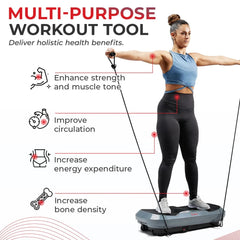 Sunny Health & Fitness Fitboard 3D Vibration Platform Exercise Machine - SF-VP822057