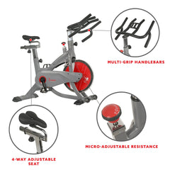 Sunny Health & Fitness AeroPro Indoor Cycling Bike - SF-B1711