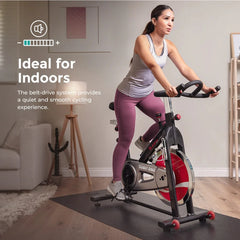 Sunny Health & Fitness SF-B1002 Belt Drive Indoor Cycling Bike