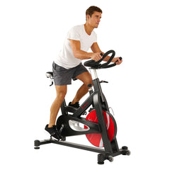 Sunny Health & Fitness Evolution Pro Magnetic Belt Drive Indoor Cycling Bike