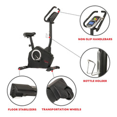 Sunny Health & Fitness Programmable Upright Bike - SF-B2883