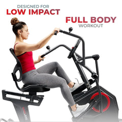 Sunny Health & Fitness Smart Recumbent Cross Trainer Elliptical Exercise Bike – SF-RB4886 SMART