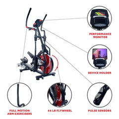 Sunny Health & Fitness Stride Zone Elliptical - SF-E3865