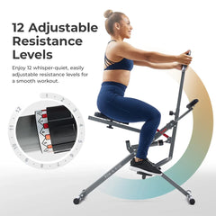 Sunny Health & Fitness Elite Smart Auto Incline 20” Deck Treadmill with 300Lb Weight Capacity - SF-T723016