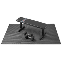 Sunny Health & Fitness ½ inch Thick Puzzle Exercise Mat - Black - SF-EM01-BK