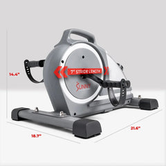 Sunny Health & Fitness Magnetic Mini Exercise Pedal Cycle - SF-B020026