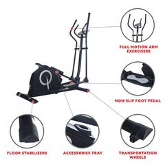 Sunny Health & Fitness Programmable Cardio Elliptical Trainer - SF-E3890