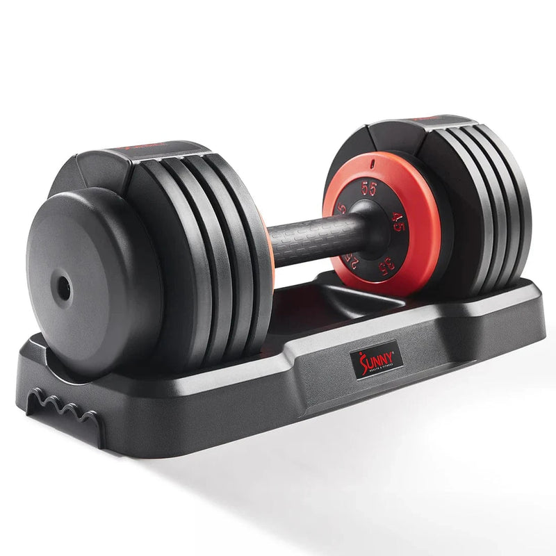 Sunny Health & Fitness Elite Adjustable Dumbbell 55-Pound - SF-DB01-55