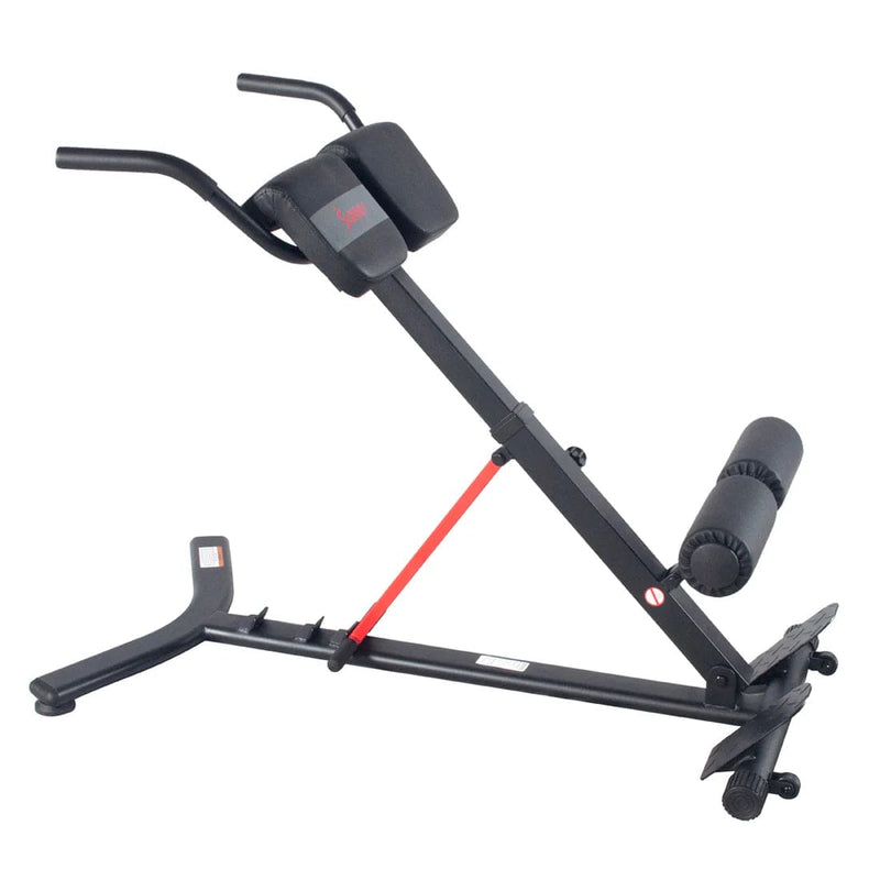 Sunny Health & Fitness Hyperextension Roman Chair with Dip Station - SF-BH620062