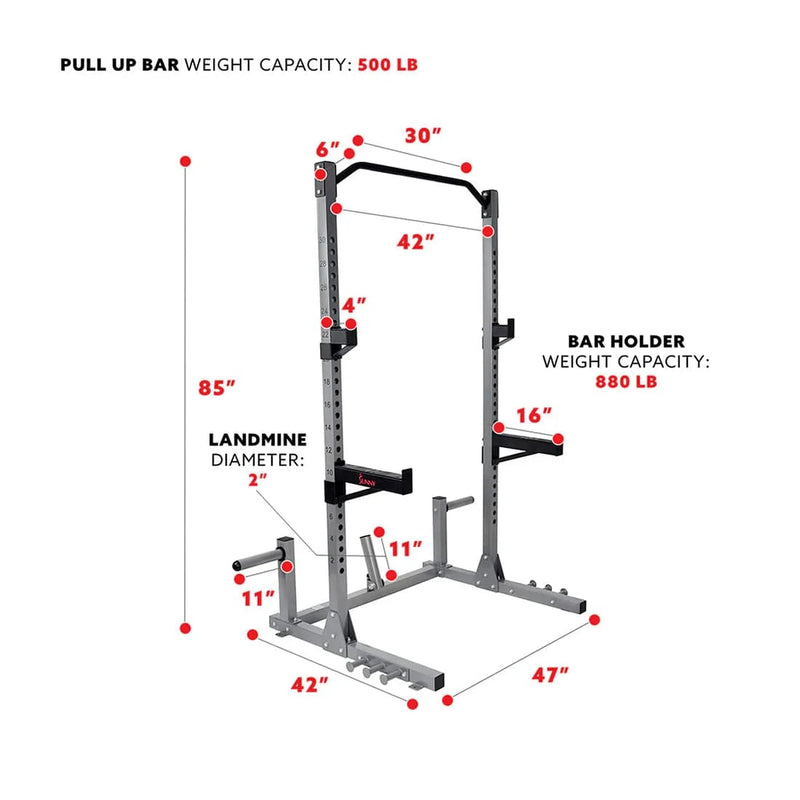 Sunny Health & Fitness Power Rack SF-BH6802