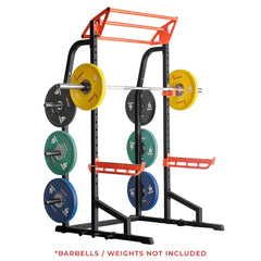 Sunny Health & Fitness Power Zone Half Rack Heavy Duty Performance Power Cage with 1000 LB Weight Capacity – SF-XF9933