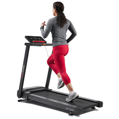 Sunny Health & Fitness Interactive Slim Auto Incline Treadmill with Bluetooth – SF-T722022