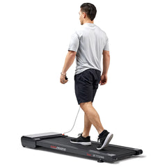 Sunny Health & Fitness Sleek Stride Smart Compact Auto Incline Treadpad Treadmill – SF-T722069